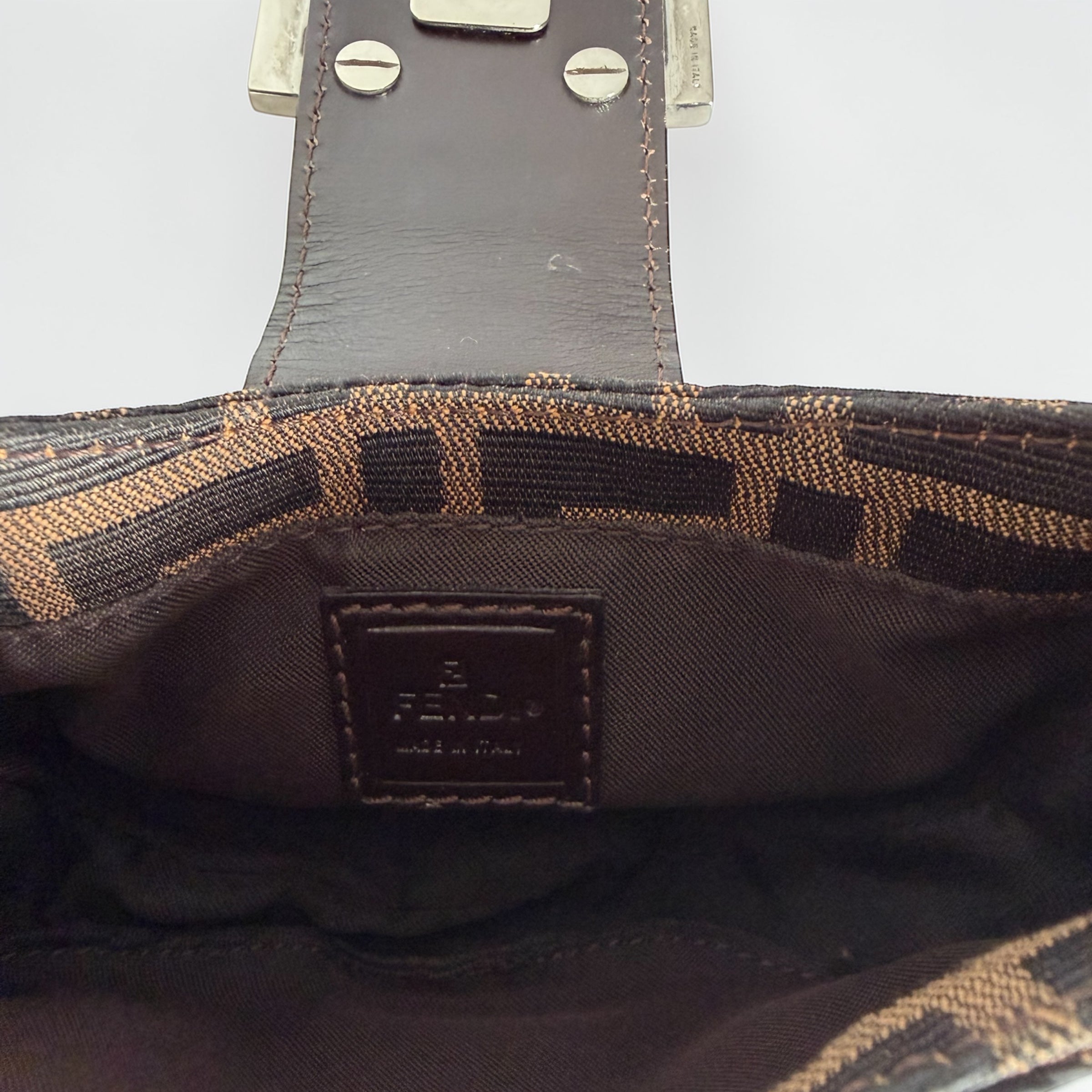 Fendi zucca croissant bag