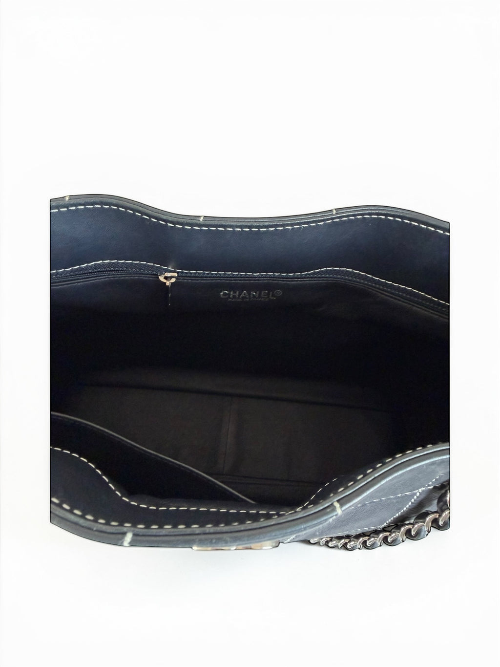 Chanel wild stitch shopping tote