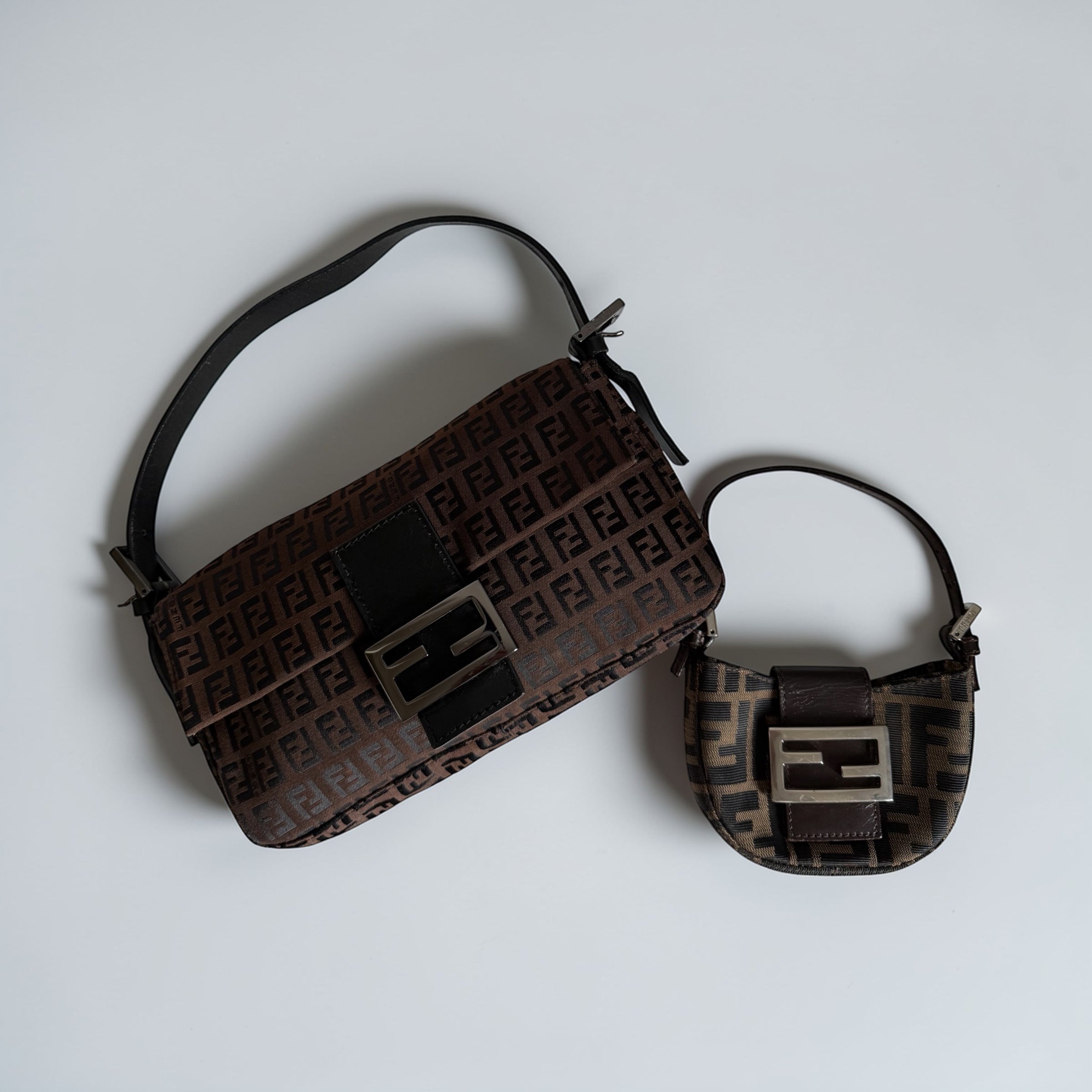 Fendi zucca croissant bag