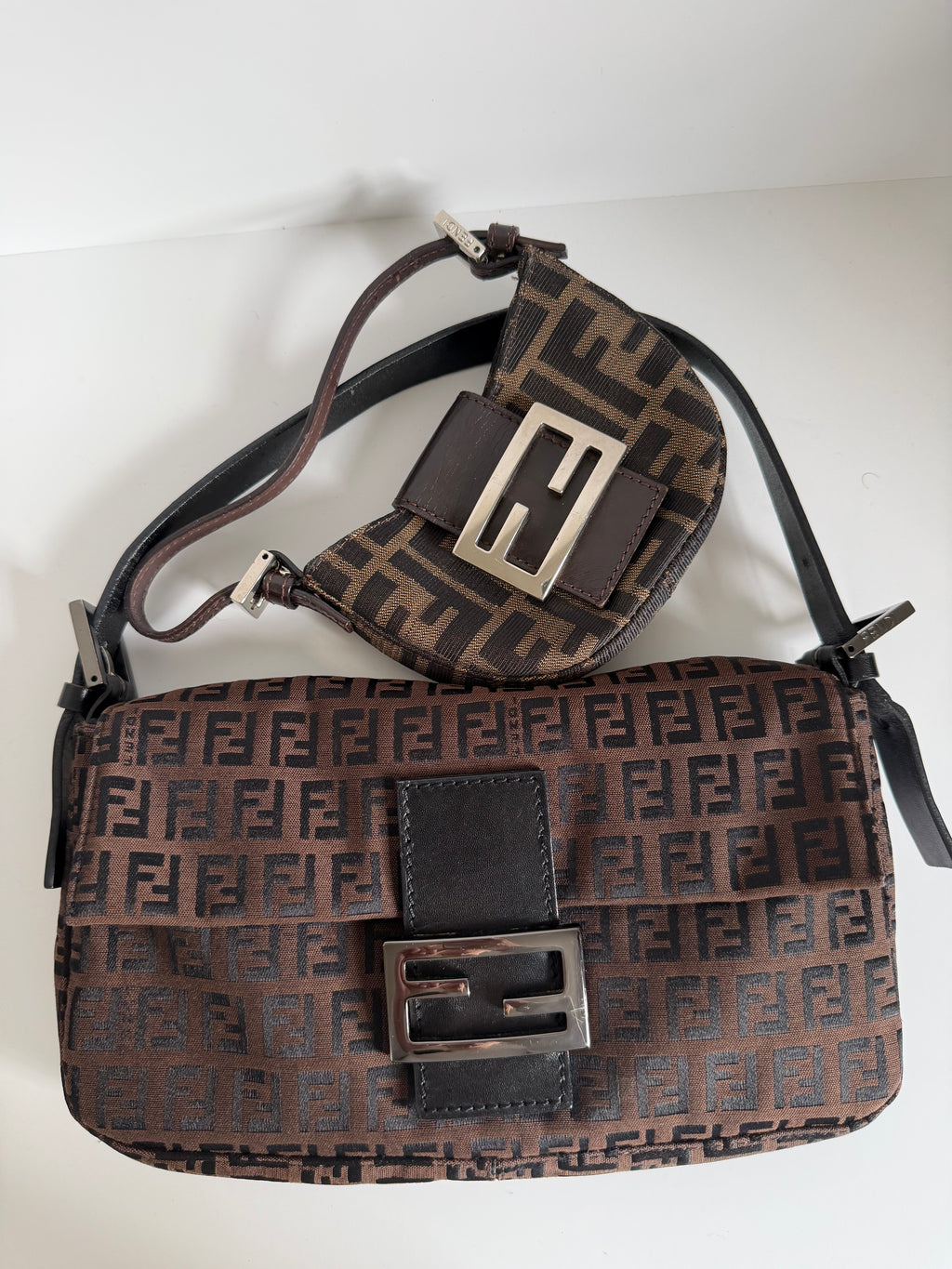 Fendi zucchino baguette bag