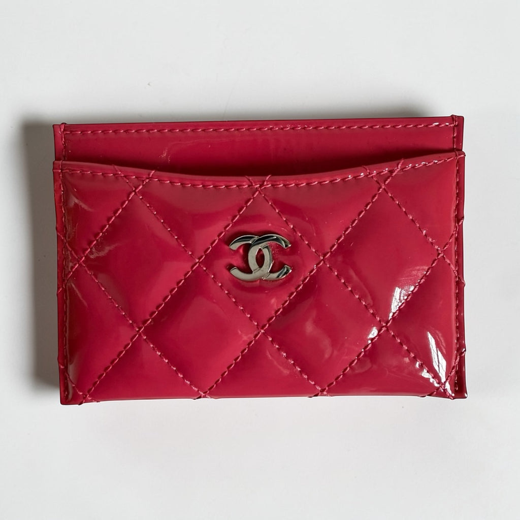 Chanel patent leather cardholder
