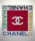 Chanel printed scarf