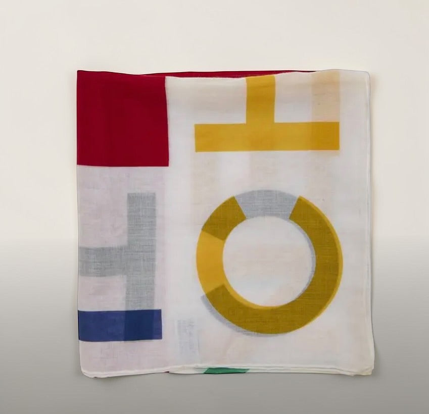 Chanel printed scarf
